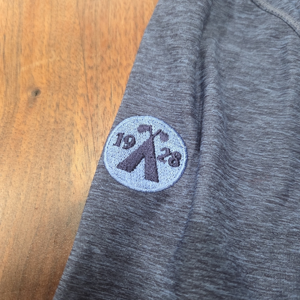 Straight Down Zip Front Blue Performance Jacket S… - image 7